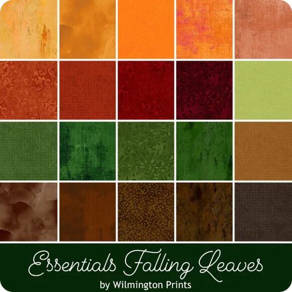 Falling Leaves Layer Cake 10 Karat Gems by Wilmington Prints 10in - Picture 3 of 3